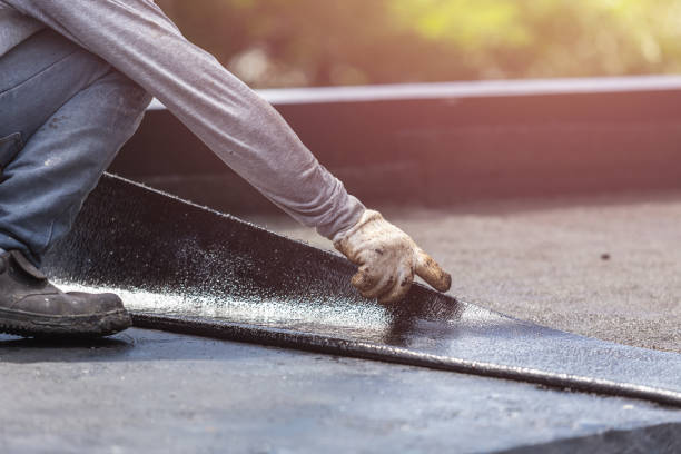 Professional Emergency Waterproofing technician working in Whiteland, IN